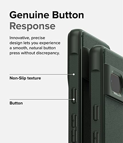 Image of Ringke Onyx for Google Pixel 7 Case [Feels Good in The Hand] Oil & Dirt Resistant, Enhanced Camera Lens Protection, Comfortable Grip, Non-Slip, Lightweight Cover - Dark Green