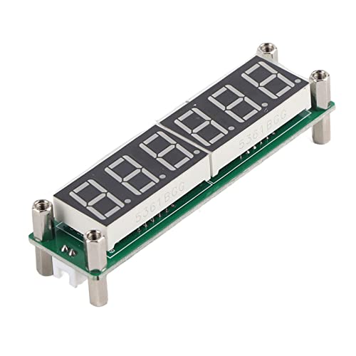 65MHz Frequency Meter, Real Time Display, LED Display Digital Frequency Counter 1MHz to 1000MHz, with Unique Gate Control Method, for Microchip's PIC16F648A (Backlit Font Green)