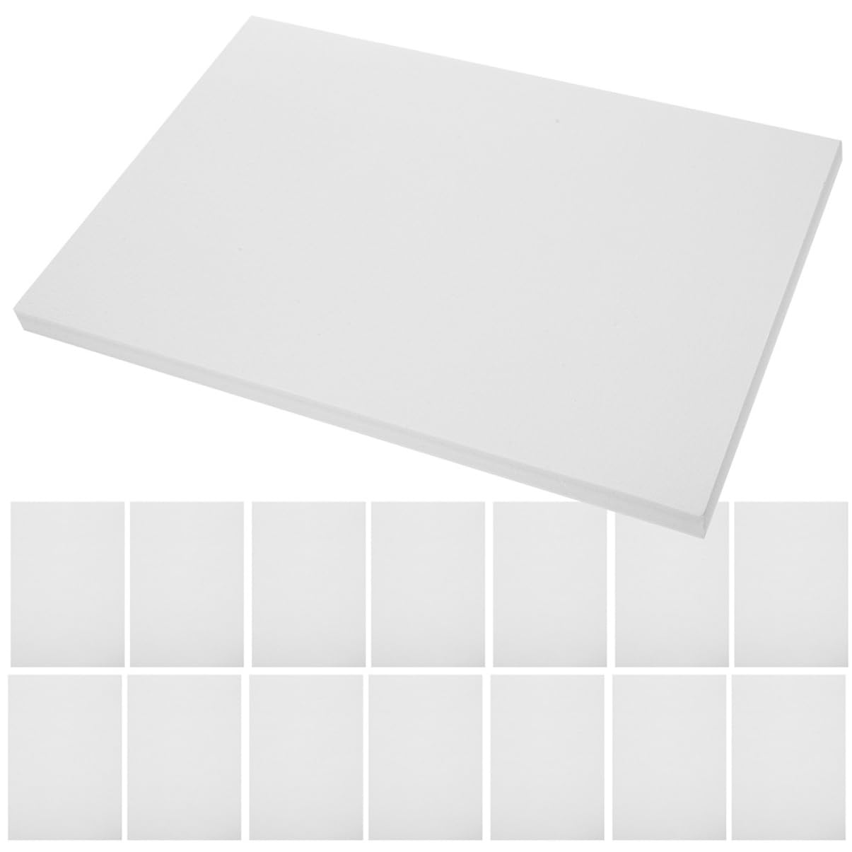 DOITOOL 100 Blatt Weißes Aquarellpapier 160g/m² Zeichenpapier für Kinder und Künstler Dickes Papier für Wasserfarben zum Malen und Basteln zu Hause