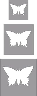 Rayher Butterfly Paper Punch Set for Crafts, Set of Craft Punches for Card Making in Three Different Sizes