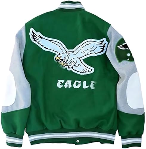 Royal Touch Lady Princess Eagle Varsity Letterman Jacket