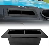 XINSTCO ABS Golf Cart Phone & Wallet Holder with Drain Hole & Divider, Golf Ball Holder Replacement for Evolution D5 Maverick and Ranger Models, Evolution Golf Cart Accessories, Black