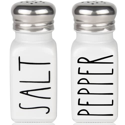 White Salt and Pepper Shakers Set by Brighter Barns -