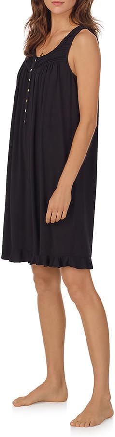 Eileen West Sleepwear & Loungewear for Women - Modal Jersey Knit Collection - Soft Sleeveless Short Nightgown Chemise - Image 2