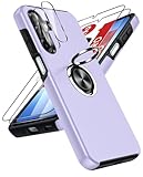 【Protezione completa】Custodia per Samsung A17/A26 utilizza doppi materiali (TPU+PC) per prevenire graffi, urti e cadute. La cornice della fotocamera sporge di 2 mm per proteggere la fotocamera e il bordo è 1,5 mm più alto dello schermo per proteggere lo schermo del telefono.