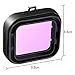 Dive Filter Compatible with Hero 3+ Hero 4 (for Underwater case Size: 36x33.5 (mm)) - Red Filter, Yellow Filter and Magenta Filter - Enhancing Colors for Various Underwater Video and Photography