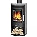 Produktbild Justus 4807 23 Baltrum D Kaminofen Stahl Schwarz/Speckstein/A+