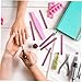 MERRYHAPY 6pcs Floral Nail Art Stamping Pen Decoration Tools for Precision Patterns and Geometric Designs for All Skill Levels and Easy to Use