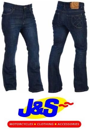 SuperSliderz OXFORD SS2 LADIES DENIM JEANS KEVLAR WOMENS MOTORCYCLE PANTS MOTORBIKE TROUSERS BLUE J&S