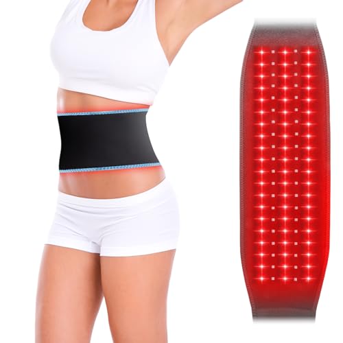 Red Light Belt, Near Infrared Light Belt for Legs, Back, Waist, Shoulders, Neck, 660nm and 850nm Red Light Wrap with Timing Settings, 5 Light Modes - Image 2