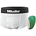 Mueller Athletic Support Brief with Flex Shield Cup, White/Green, Peewee Regular