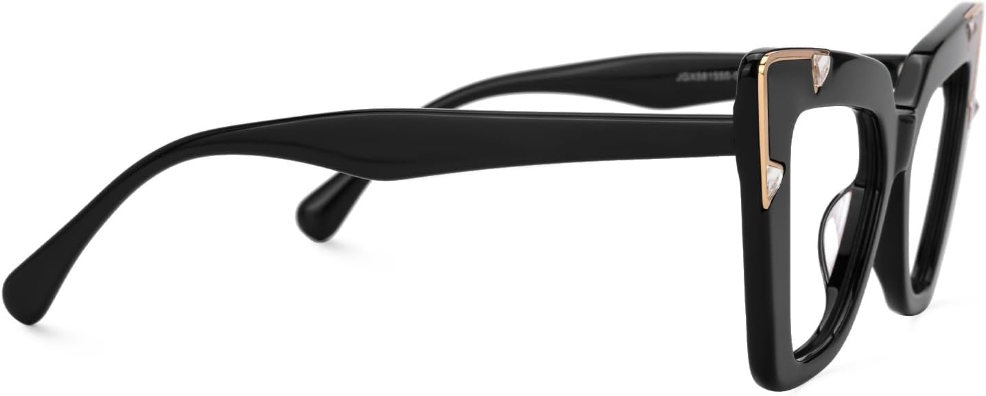 Zeelool Cat Eye Glasses for Women Frame with Non-prescription Clear Lens Pedley ZJGX581550 - Image 5