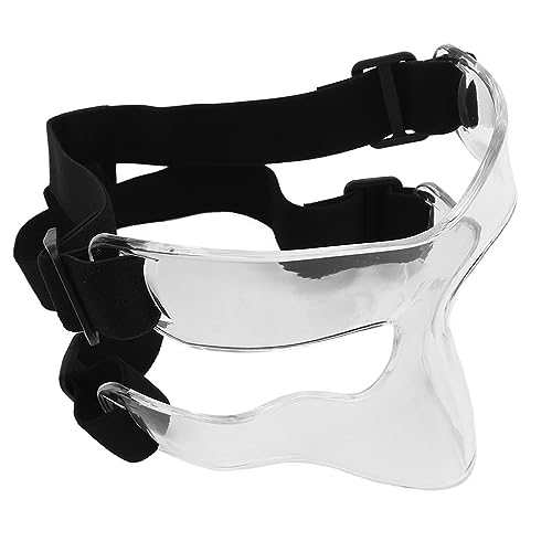 Clear View Sports Face Nose Guard Prevent Injuries with Adjust Strap, Unisex Nose Guard for Sports, Suitable for Basketball Softball Soccer