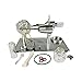 Qing Shuang Stirling Engine steam Engine Physics Experiment Popular Science Invention Toy Model Motor Model Educational Toy Generator Colorful LED, Silver, LxWxH 6.45Ã—3.3Ã—3.8