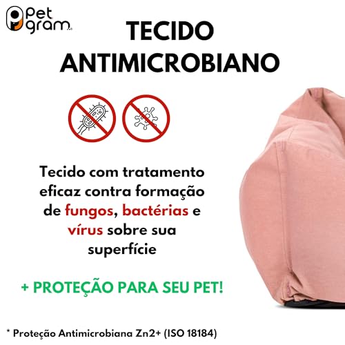 Cama Pet Impermeável e Lavável para Cachorros, Petgram - com Tratamento Antimicrobiano G (70cm x 62c