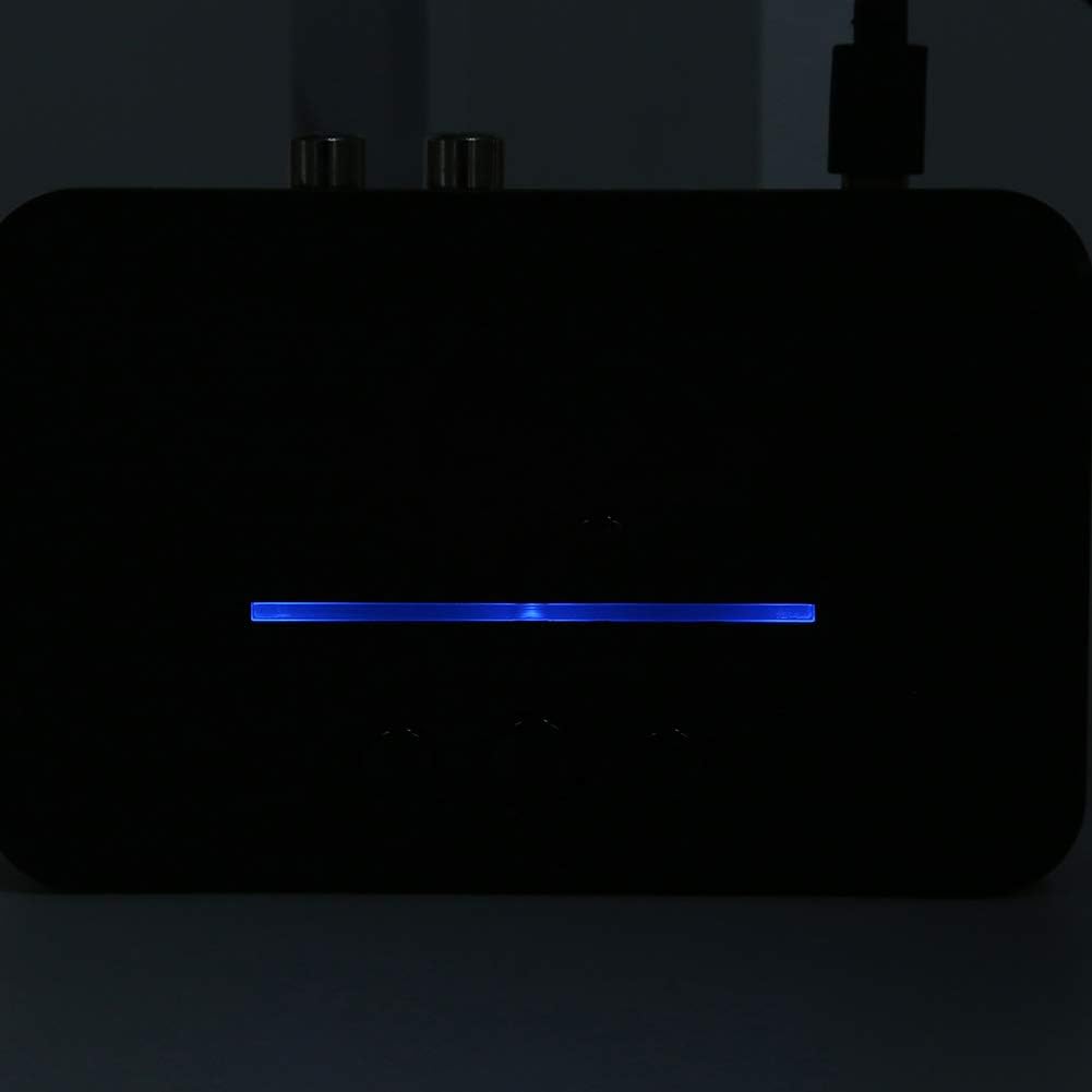 Bluetooth 5.0 Receiver Wireless 3.5mm Jack AUX NFC to 2 RCA Audio Stereo Adapter, with Latest Power Isolation Technology, Support U Disk Playback