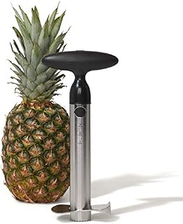 OXO 3108300 Good Grips Stainless Steel Pineapple Corer & Slicer,Silver/Black