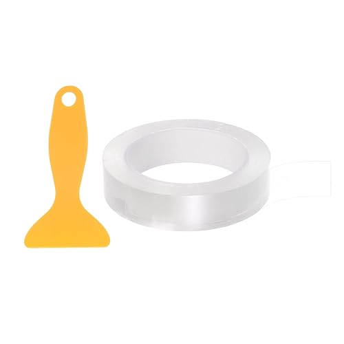 Miniatura 8 de HARFINGTON Cinta adhesiva transparente de 0.6 x 33 pies, impermeable, con herramienta de sellado para cocina, cocina, fregadero, bañera, ducha,