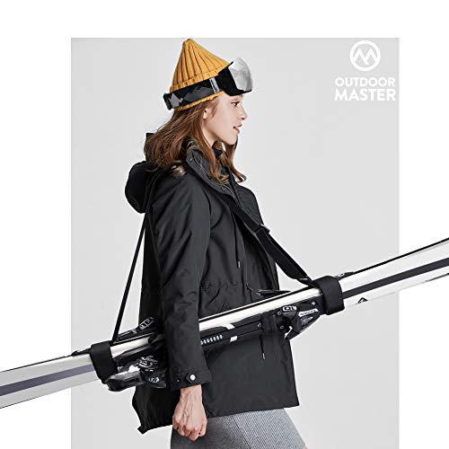 image for OutdoorMaster Ski Strap - Ski Shoulder Sling Carrier with Secure Attac