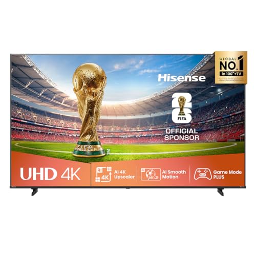 Hisense 50-Inch 4K UHD Smart TV (50A62QS 2025 Model) Precision Color Dolby Vision Dolby Audio Game Mode PLUS | VIDAA OS Wi-Fi Bluetooth HDMI