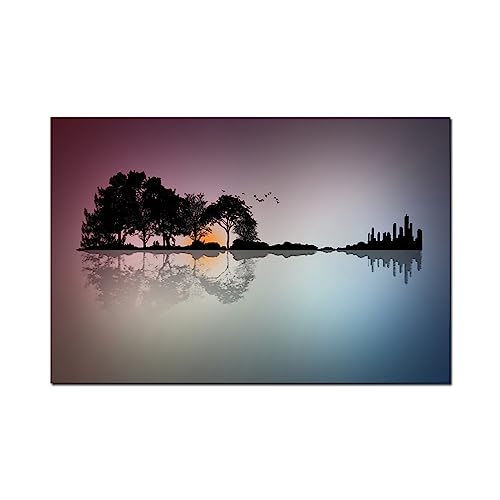 DZL Art A72681 Canvas Wall Art for Living Room Bathroom