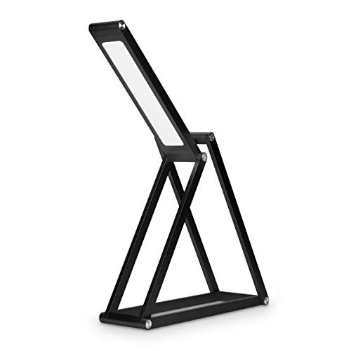 Kwmobile Foldable Led Desk Lamp - Folding Portable Usb Table Light With 3 Brightness Settings - For Home, Reading, Studying, Work, Travel - Black #TOP4