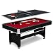 Hathaway Spartan 6 ft Pool Table & Ping Pong Top Combo, 2-in-1 Game Table