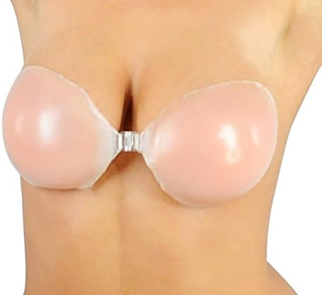 Holly O Backless Strapless Sticky Adhesive Silicone Nubra for D DD Cup Bra