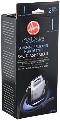 Hoover Vacuum Cleaner Bags for Platinum Canister Vacs, Pack of 2, Type I - image 2