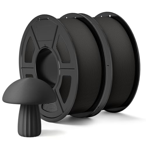 Image of TECBEARS PLA Classic Filament Rapid Printing, 2kg Bundle, Black