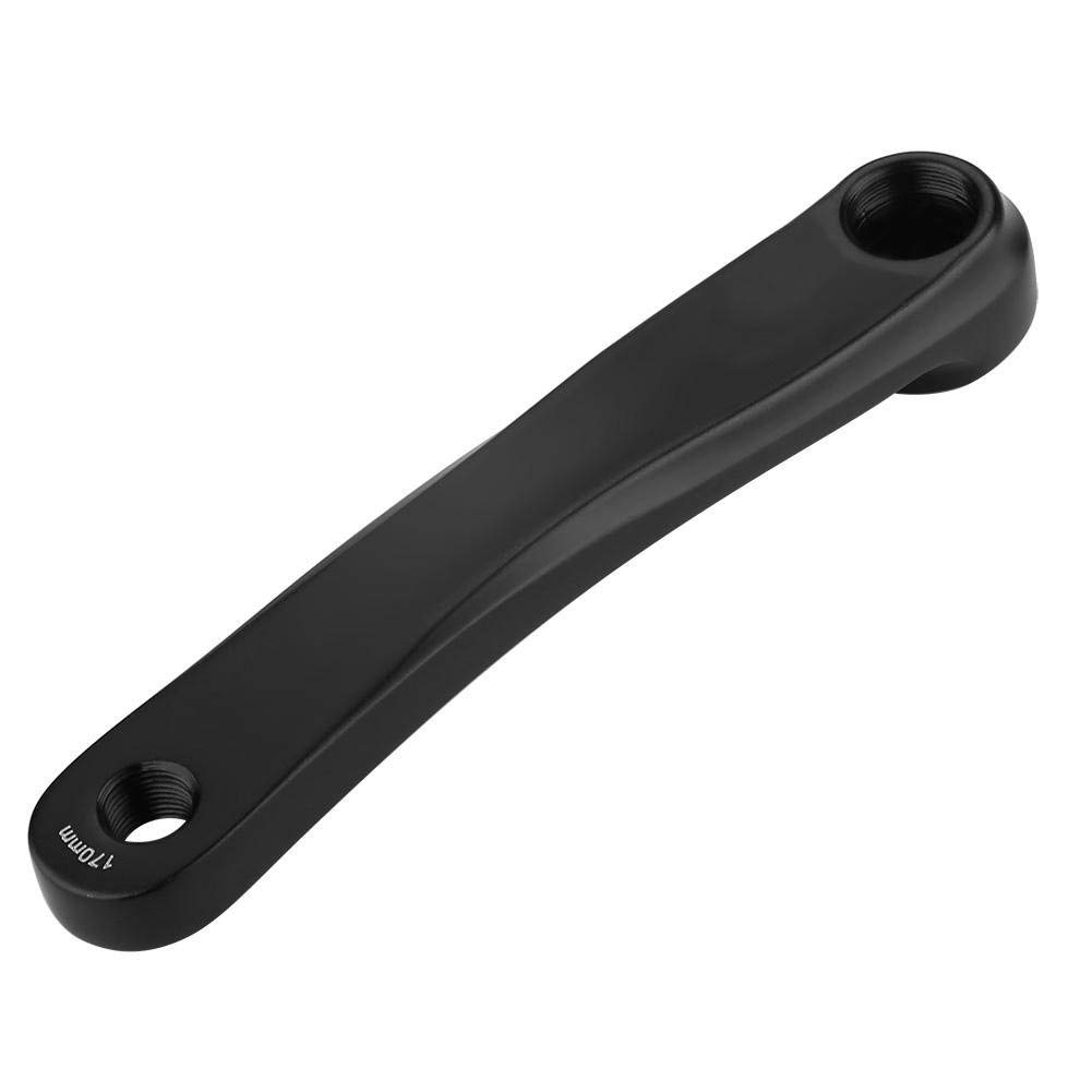 Alomejor Ramię korby rowerowej 170 mm ze stopu aluminium lewa ręka korba korba pojedynczy bieg do roweru górskiego