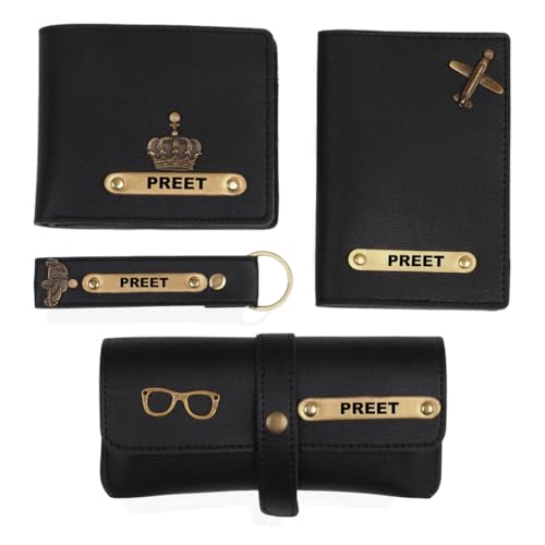 Image of ncgifts Personalized Leather Wallet Gift Hamper for Men | Gift for Man |Gifts for Man|Personalised Gifts for Family and Friends| Christmas Gifts for Men | Secret Santa Gifts for Office Colleagues