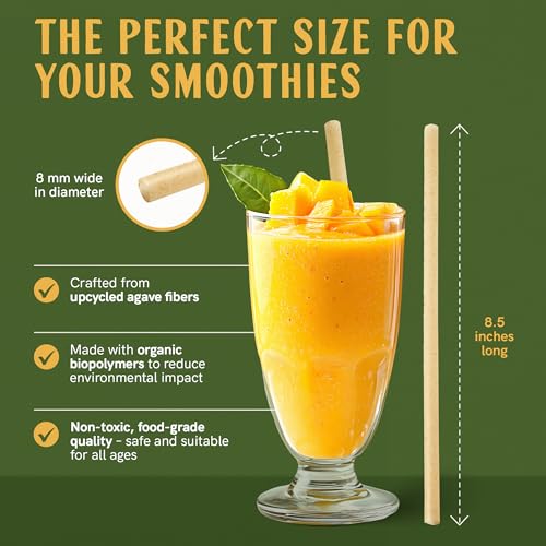 Agave Smoothie Straws - 100 unidades miniatura 2