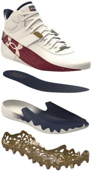 Under Armour Mens Harper 10 Pro TPU LE USA Baseball Cleats - Enhanced Grip and Comfort
