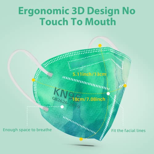 Ihoo 30Pcs Kn95 Face Masks For Kids, Individually Wrapped With Mask Holder, Breathable & Comfortable 5-Ply Multicolor Kn95 Masks For Boys Girls Age 4-10 #TOP1