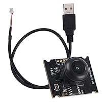 ViaGasaFamido 110° USB-Kameramodul, USB-Kameramodul, OV3660 Chip USB2.0 Webcam-Board mit Mikrofonausgang 2048 X 1536 15fps 110° Unterstützung Mobiler OTG, Webcams