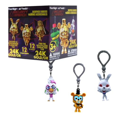 Just Toys LLC Five Nights at Freddy's Backpack Hangers (Five Nights at Freddy's Security Breach Backpack Hangers - Series 3)