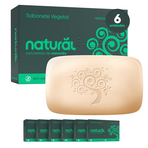 NATURAL - Combo Sabonete Camomila Kit com 6 unidades