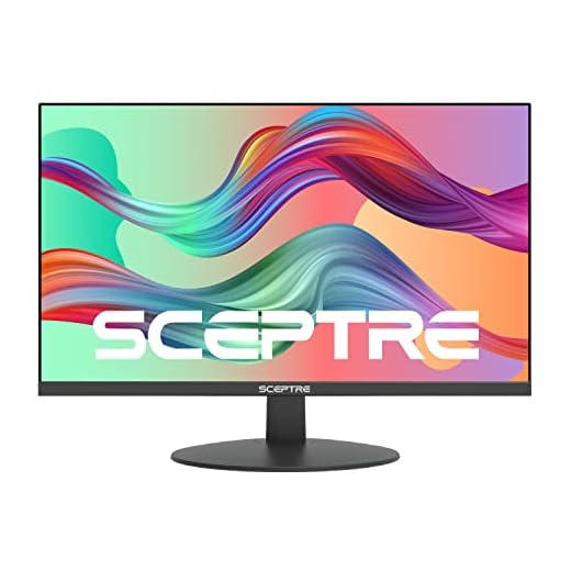 Sceptre IPS 27" LED Gaming Monitor 1920 x 1080p 75Hz 99% sRGB 320 Lux HDMI x2 VGA Build-in Speakers, FPS-RTS Machine Black (E278W-FPT series)