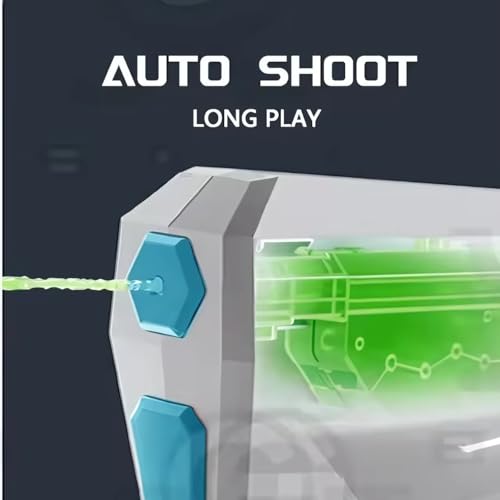 Image of Storio Rechargeable Electric Automatic Big Powerful Holi Pichkari Water Gun Toy for Kids with Luminous Light | 300ML Inbuilt Storage | Upto 30Ft Range |High Pressure Mechanism