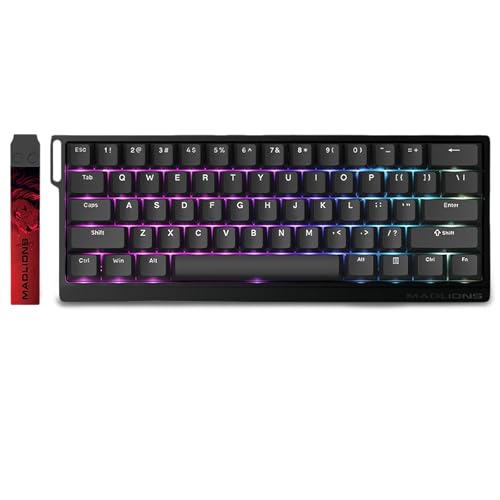 Clavier de jeu magnétique FKZ MAD 60 HE noir pour setup gaming minimaliste
