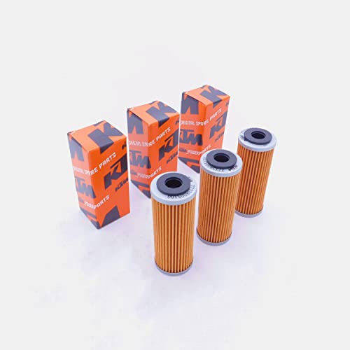 Filtres à huile KTM pour sorties Enduro et Cross Pack de 3 pièces pour rouler serein