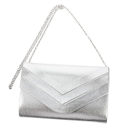 Pochette de soirée noir femme : portefeuille à main élégant pour cérémonie et grand sac de bal