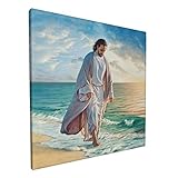 Jesus Pictures for Wall Canvas Wall Art Be Still My Soul Paintings for Living Room Framed Art...
