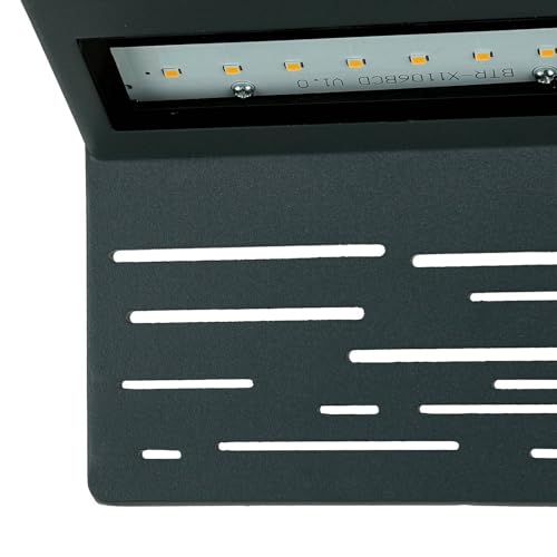 Applique murale LED d'extérieur anthracite IP44 carrée 15cm 3000K