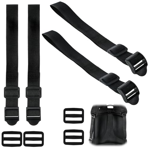 4PCS Buckle Extender Backpack Straps, Elastic Fanny Pack Extender Strap