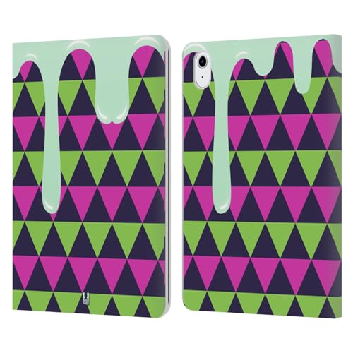 Carcasa de Cuero Tipo Libro para Apple iPad Air 2020 2022 Fundas Protectoras Triángulo Derretido