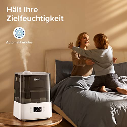 LEVOIT 6L Luftbefeuchter Top-Fill Humidifier Wlan 28dB mit APP & Alexa Steuerung, Auto & Schlafmodus, Ultra Leise 60H… – Bild 3