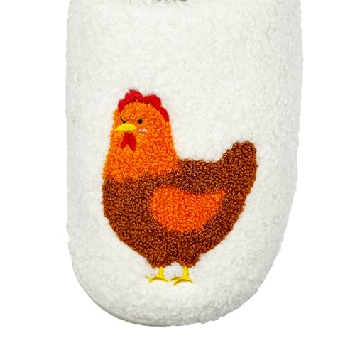 Image of Evil Eyes Cowboy Hat Slippers cute Warm Cozy House Shoes Soft Plush Fuzzy Slippers for Women Men