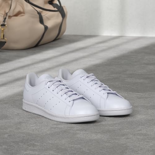 adidas Originals Men's Stan Smith (End Plastic Waste) Sneaker, White/White/Black, 7.5 by adidas Originals - Used condition - Image 3